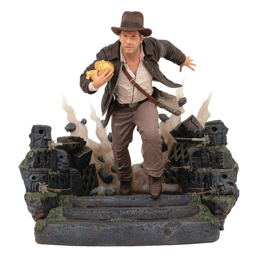 Indiana Jones: Raiders of the Lost Ark Deluxe Gallery PVC Statue Escape with Idol 25 cm P036012