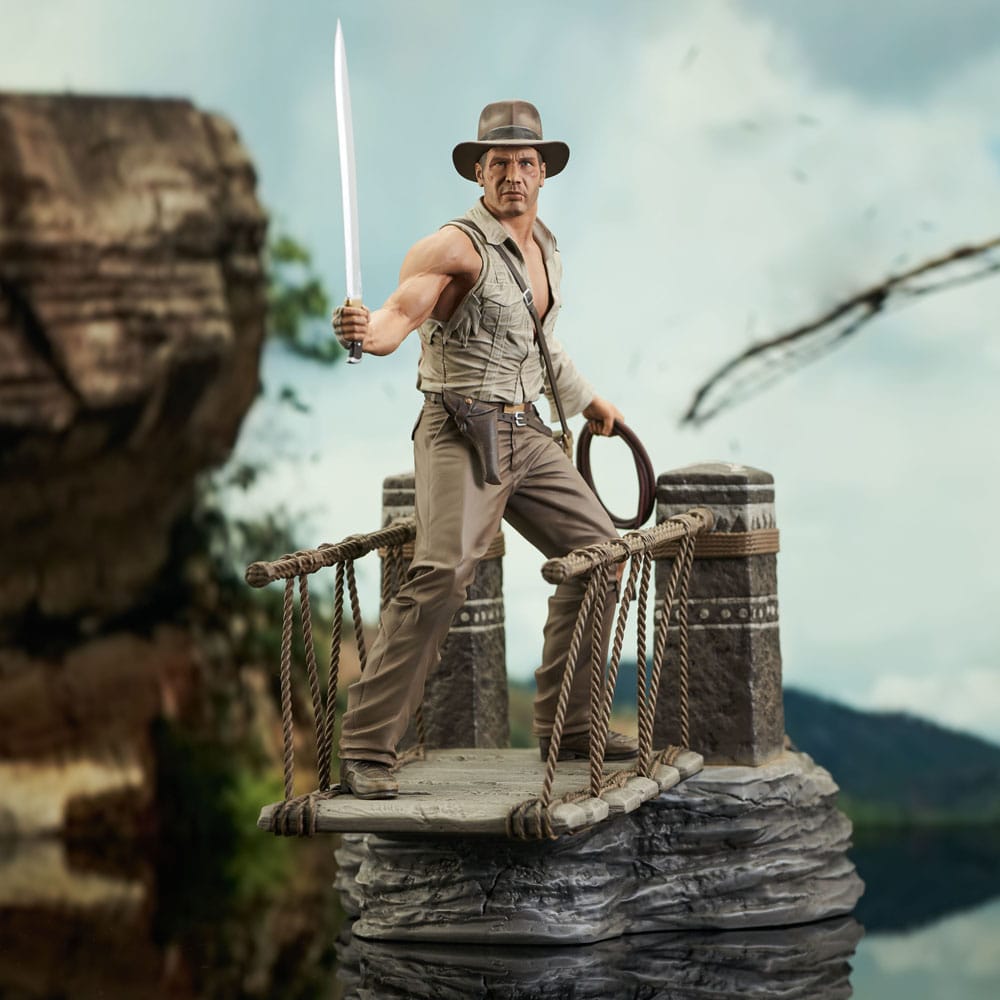 Indiana Jones and the Temple of Doom Deluxe Gallery PVC Statue Rope Bridge 28 cm P036013