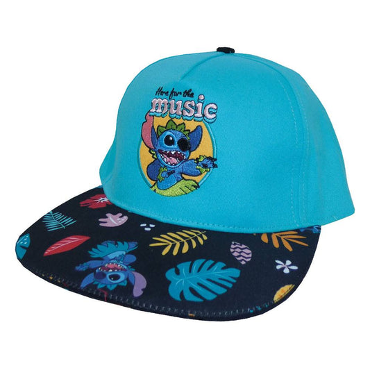 Lilo & Stitch Curved Bill Cap Here For The Music P036057