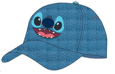 Lilo & Stitch Curved Bill Cap Stitch´s Face P036069
