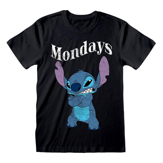 Lilo & Stitch T-Shirt Stitch Mondays Black