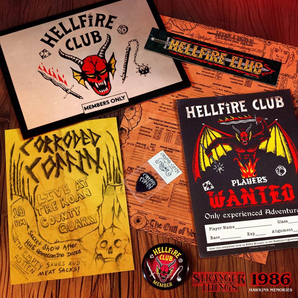 Kit "Memories di Hawkins" di Stranger Things, edizione limitata del corso di Vecna