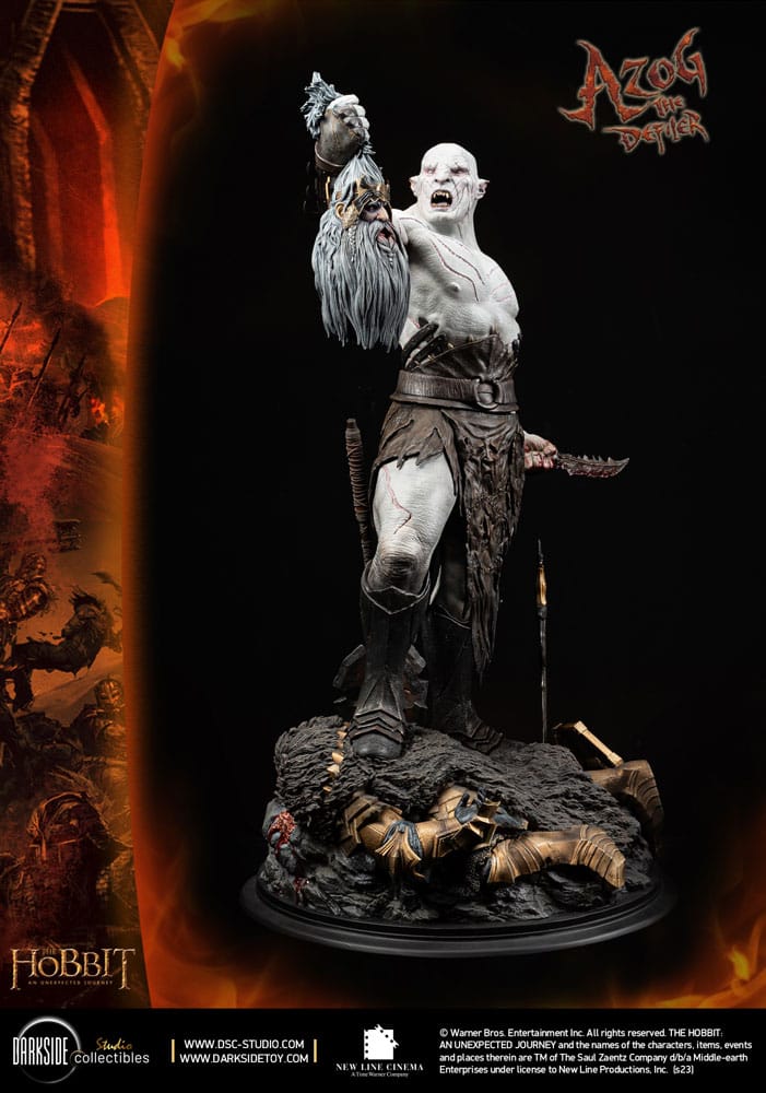 The Hobbit MS Series Statue 1/3 Azog The Defiler John Howe Signature Edition Edition 90 cm P036199