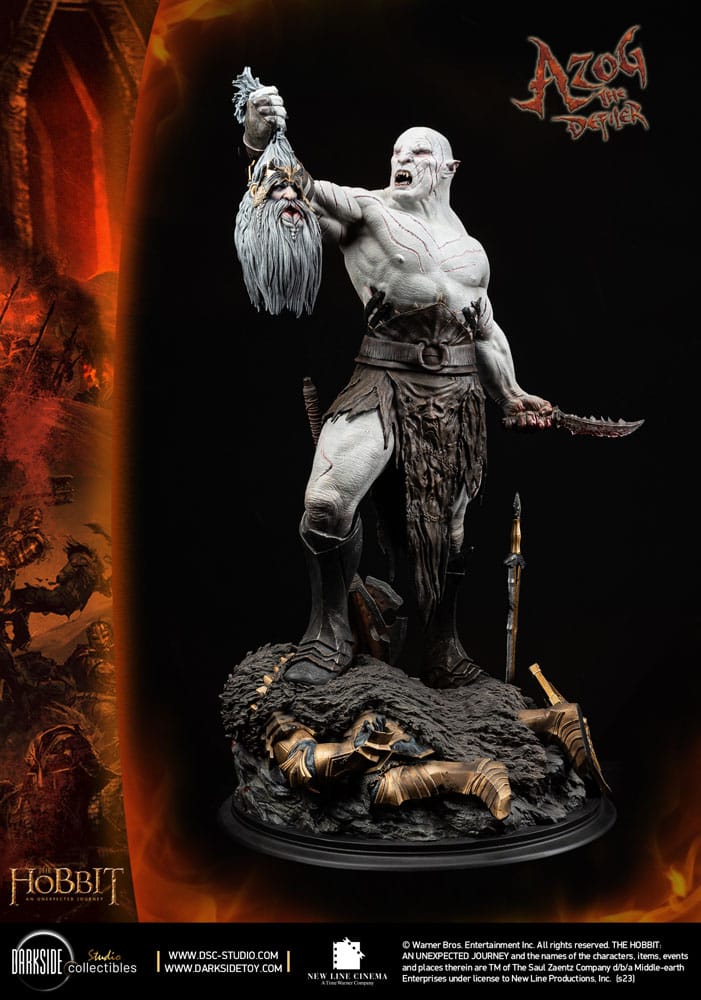 The Hobbit MS Series Statue 1/3 Azog The Defiler John Howe Signature Edition Edition 90 cm P036199
