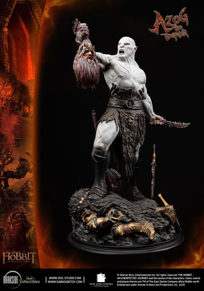 The Hobbit MS Series Statue 1/3 Azog The Defiler John Howe Signature Edition Edition 90 cm P036199