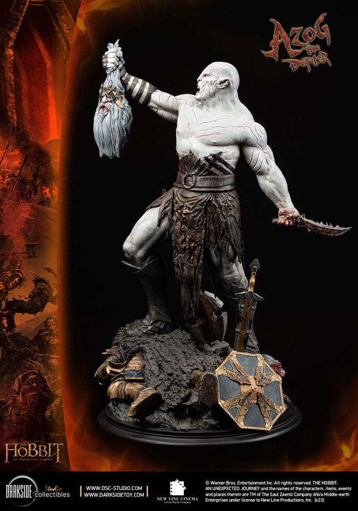 The Hobbit MS Series Statue 1/3 Azog The Defiler John Howe Signature Edition Edition 90 cm P036199