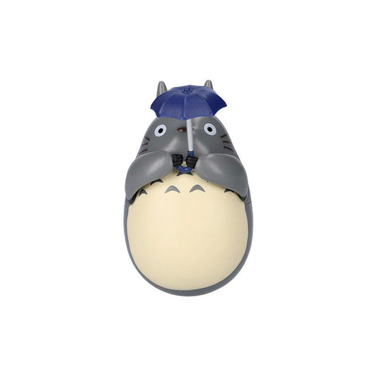 My Neighbor Totoro Round Bottomed Figurine Big Totoro with leaf 7 cm P036338