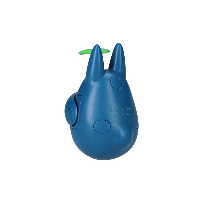 My Neighbor Totoro Round Bottomed Figurine Mid Totoro with leaf 6 cm P036339
