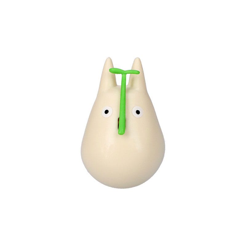 My Neighbor Totoro Round Bottomed Figurine Small Totoro with leaf 5 cm P036340