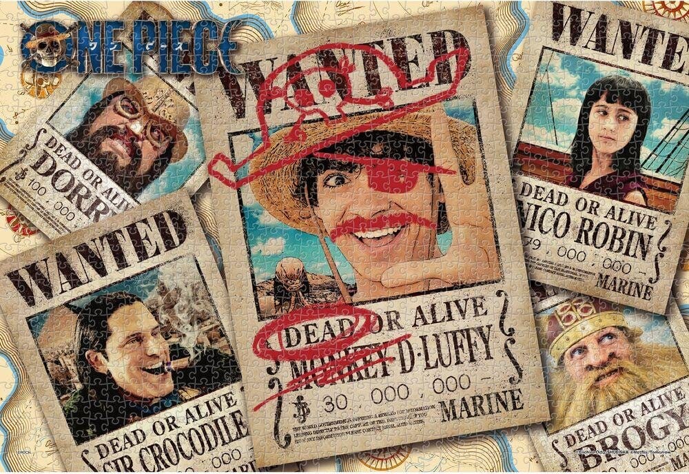 One Piece 1000-piece puzzle Wanted P074471