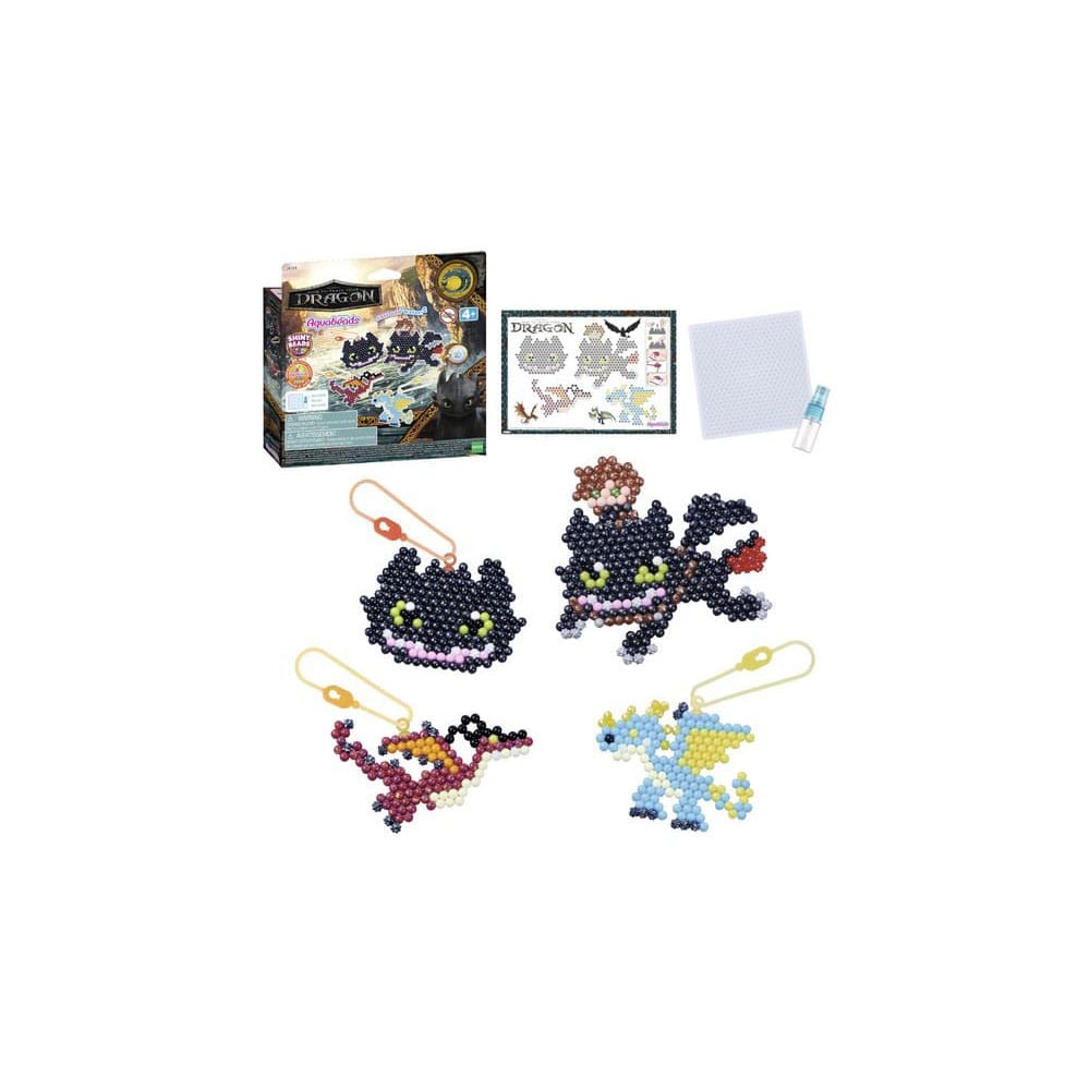 How To Train Your Dragon Aquabeads Craft kit key ring P036436