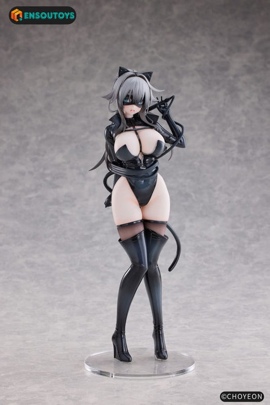 K Pring Original Character Statue 1/6 Cat Woman Happy-chan Different Color Edition 27 cm P036468