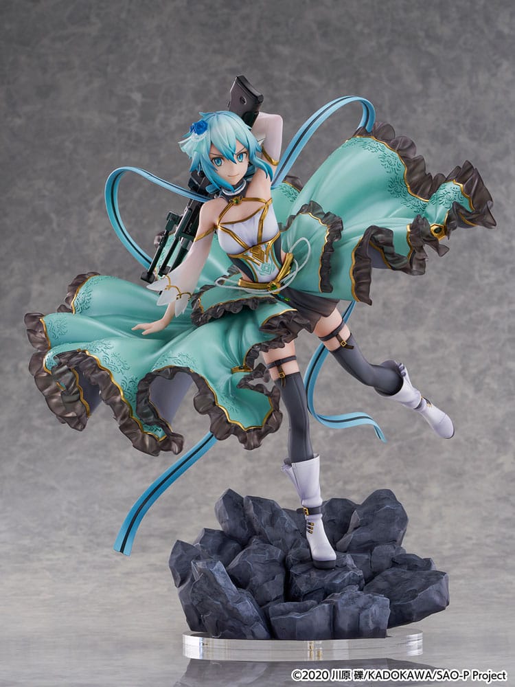 Sword Art Online SHIBUYA SCRAMBLE FIGURE PVC Statue 1/7 Sinon Crystal Dress Ver. 29 cm P036479