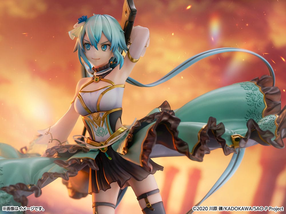 Sword Art Online SHIBUYA SCRAMBLE FIGURE PVC Statue 1/7 Sinon Crystal Dress Ver. 29 cm P036479