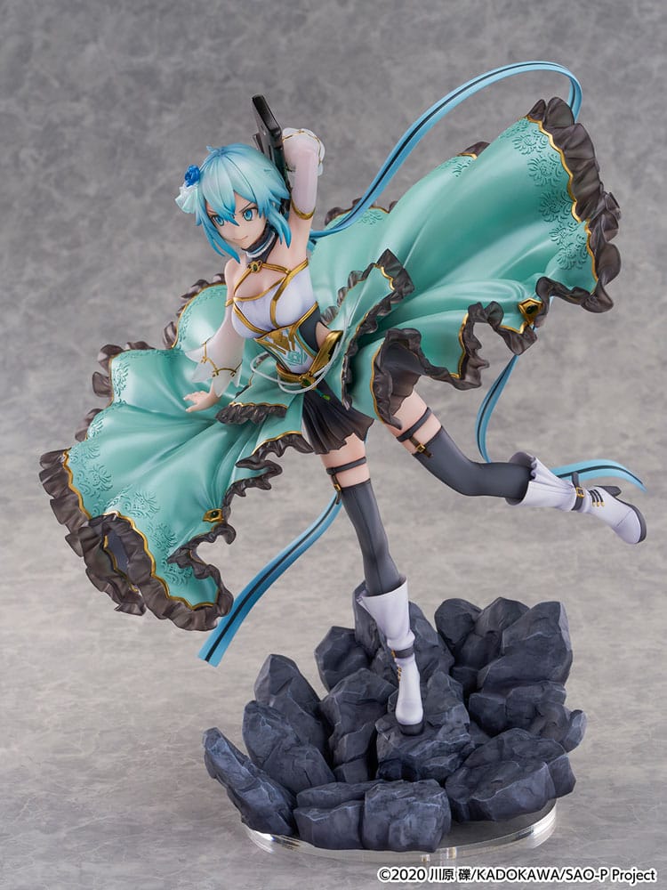 Sword Art Online SHIBUYA SCRAMBLE FIGURE PVC Statue 1/7 Sinon Crystal Dress Ver. 29 cm P036479
