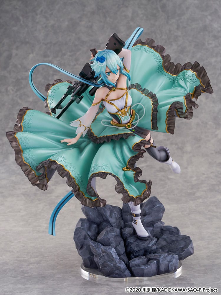 Sword Art Online SHIBUYA SCRAMBLE FIGURE PVC Statue 1/7 Sinon Crystal Dress Ver. 29 cm P036479