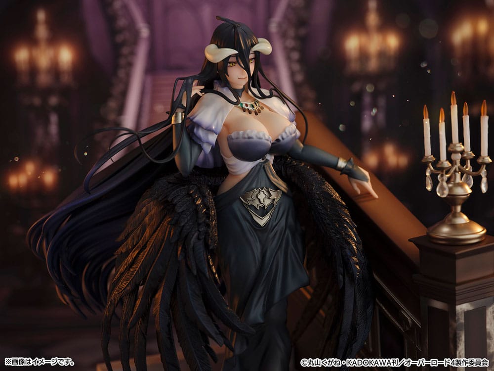 Overlord SHIBUYA SCRAMBLE FIGURE PVC Statue 1/7 Albedo Jet Black Dress Ver. 28 cm P036501