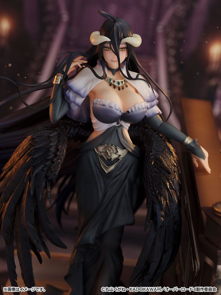 Overlord SHIBUYA SCRAMBLE FIGURE PVC Statue 1/7 Albedo Jet Black Dress Ver. 28 cm P036501