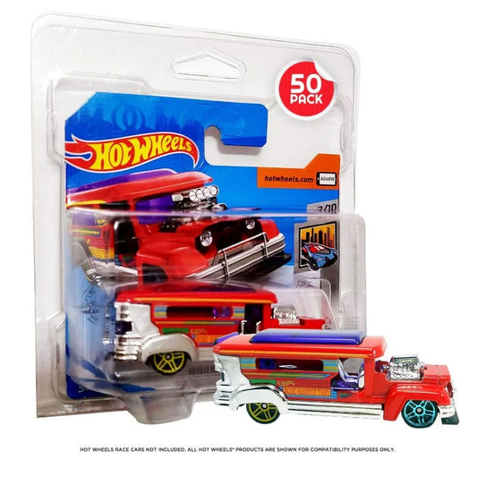 Hot Wheels European Series PET Blisters 50-Pack for Short Card P036506