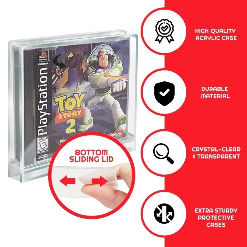 Acrylic Case 2-Pack for PlayStation 1 P074086