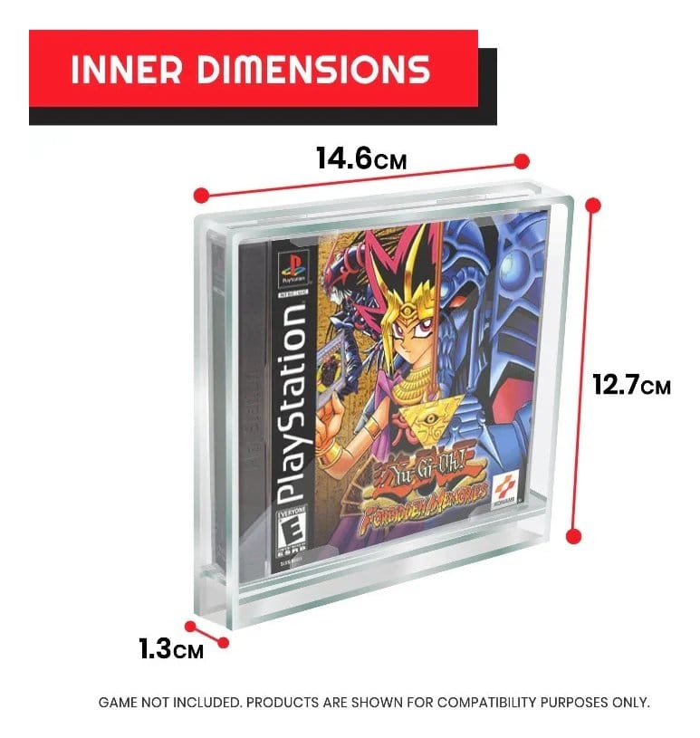 Acrylic Case 2-Pack for PlayStation 1 P074086