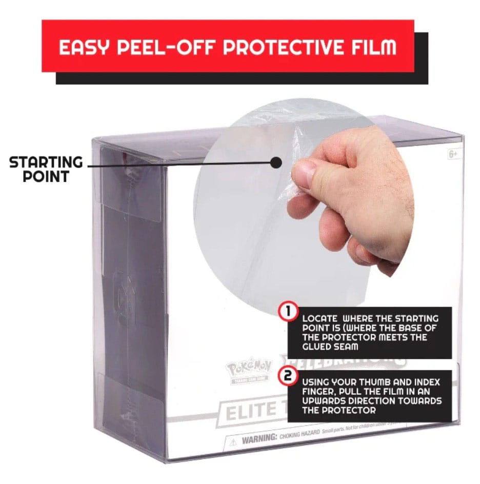 PET Protectors 5-Pack for Booster Boxes / Elite Trainer Boxes Ver. 2 P036526
