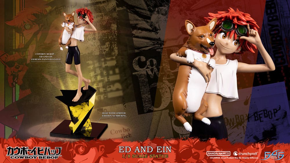 Cowboy Bebop Statue 1/8 Ed & Ein 28 cm P036760