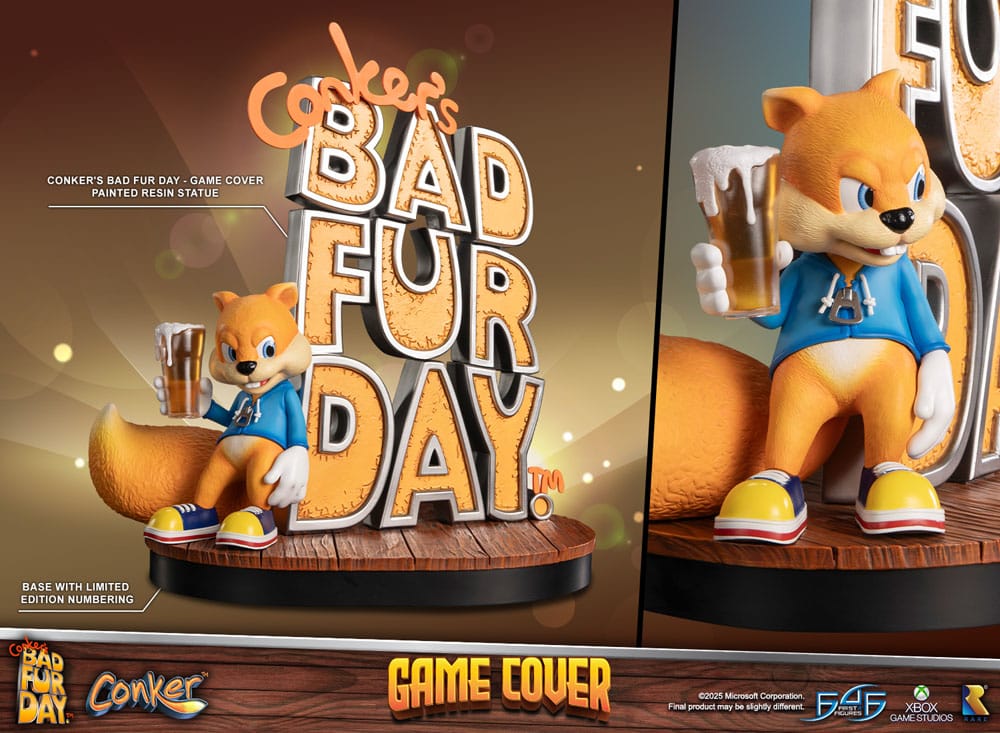 Conker´s Bad Fur Day Statue Game Cover Exclusive Edition 45 cm P065595