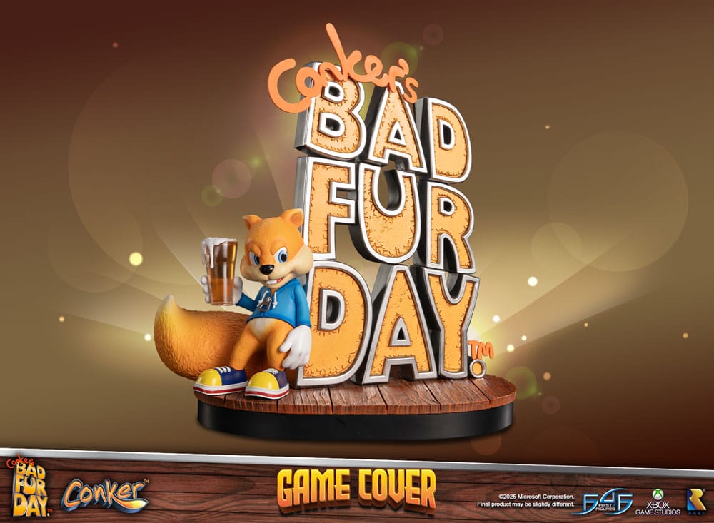 Conker´s Bad Fur Day Statue Game Cover Exclusive Edition 45 cm P065595
