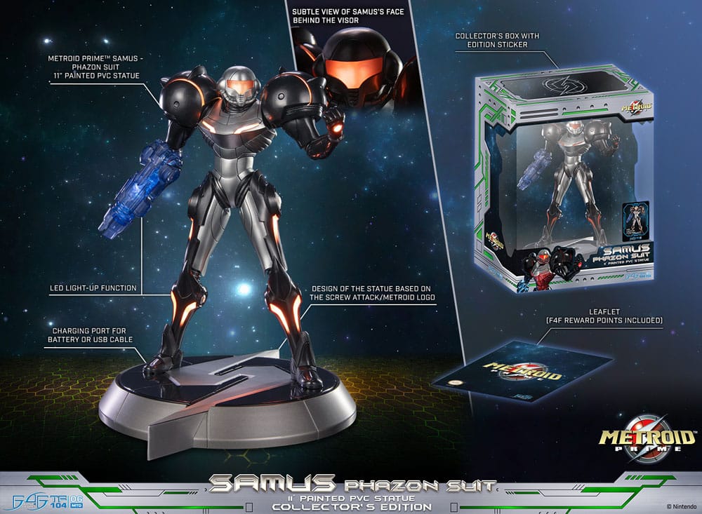 Metroid Prime PVC Statue Samus Phazon Suit Collector´s Edition 28 cm P036861