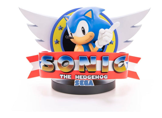 Sonic the Hedgehog Statue Sonic Title Screen 21 cm P036879