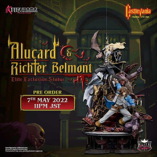 Castlevania: Symphony of the Night Elite Exclusive Statue 1/6 Alucard & Richter Belmont 91 cm P037033