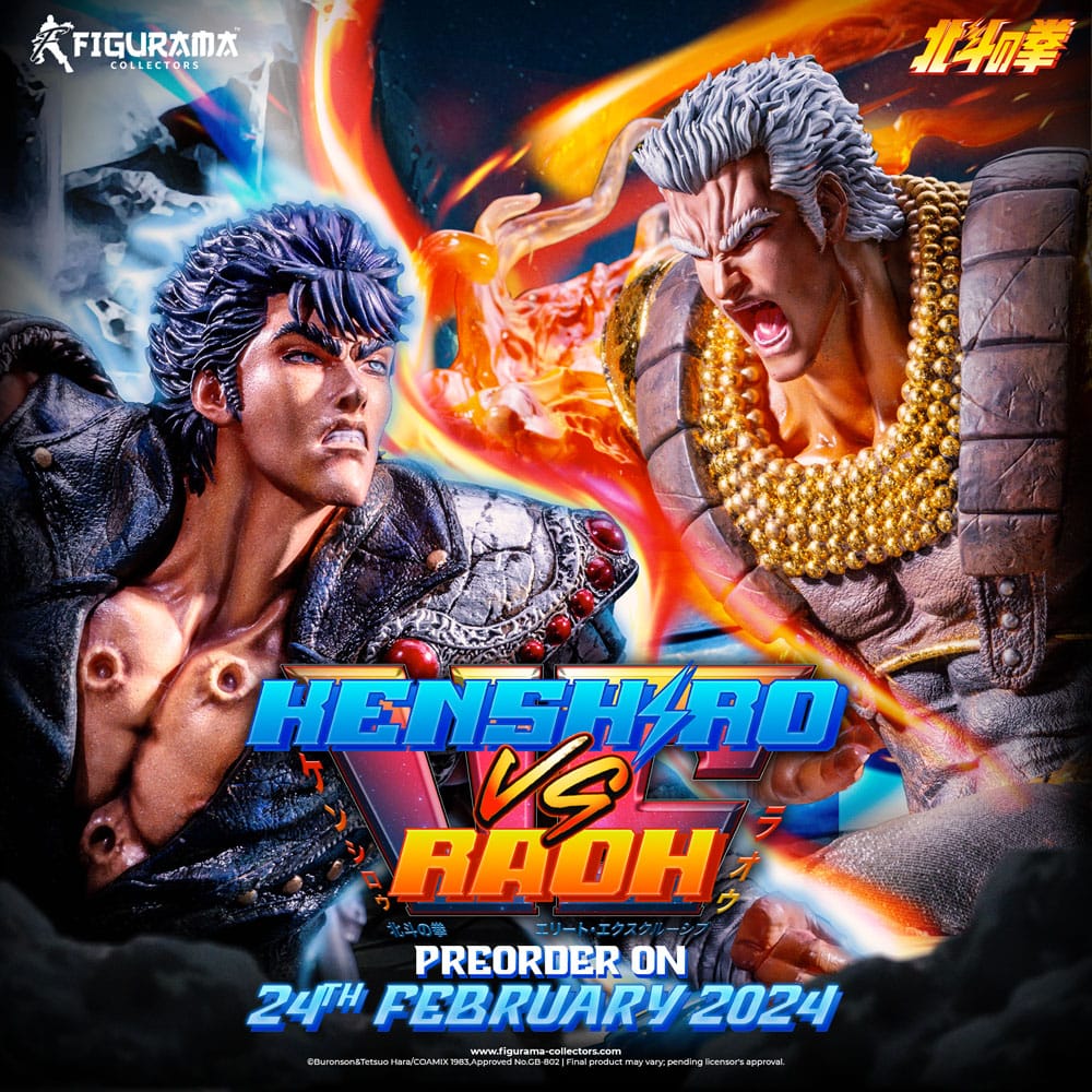 Fist of the North Star Elite Exclusive Statue 1/6 Kenshiro vs Raoh 59 cm P037042