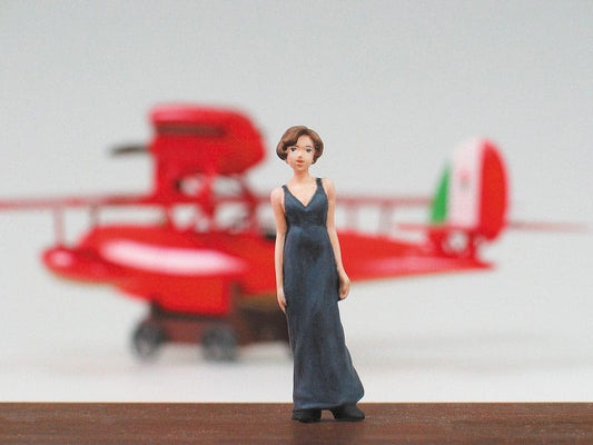 Porco Rosso model kit with figure 1/48 Savoia S.21F Version 2 & Gina P066240