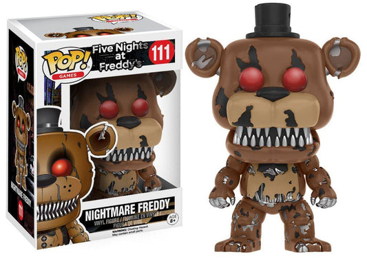 FIVE NIGHTS AT FREDDY'S POP! GAMES VINYL FIGURE NIGHTMARE FREDDY 9 CM P037075