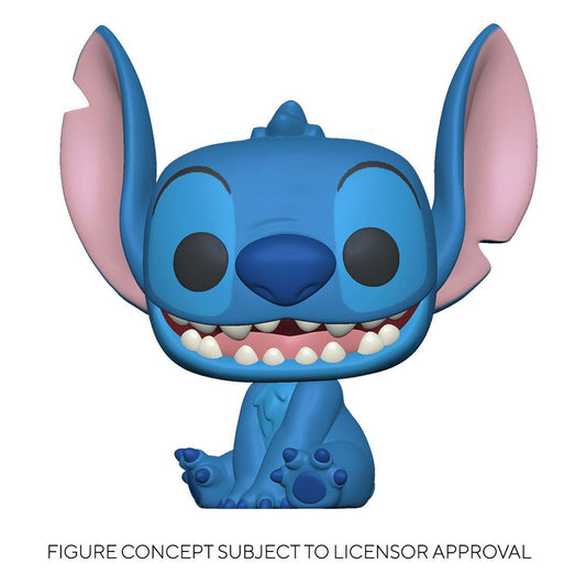 LILO & STITCH POP! DISNEY VINYL FIGURE SMILING SEATED STITCH 9 CM P037389