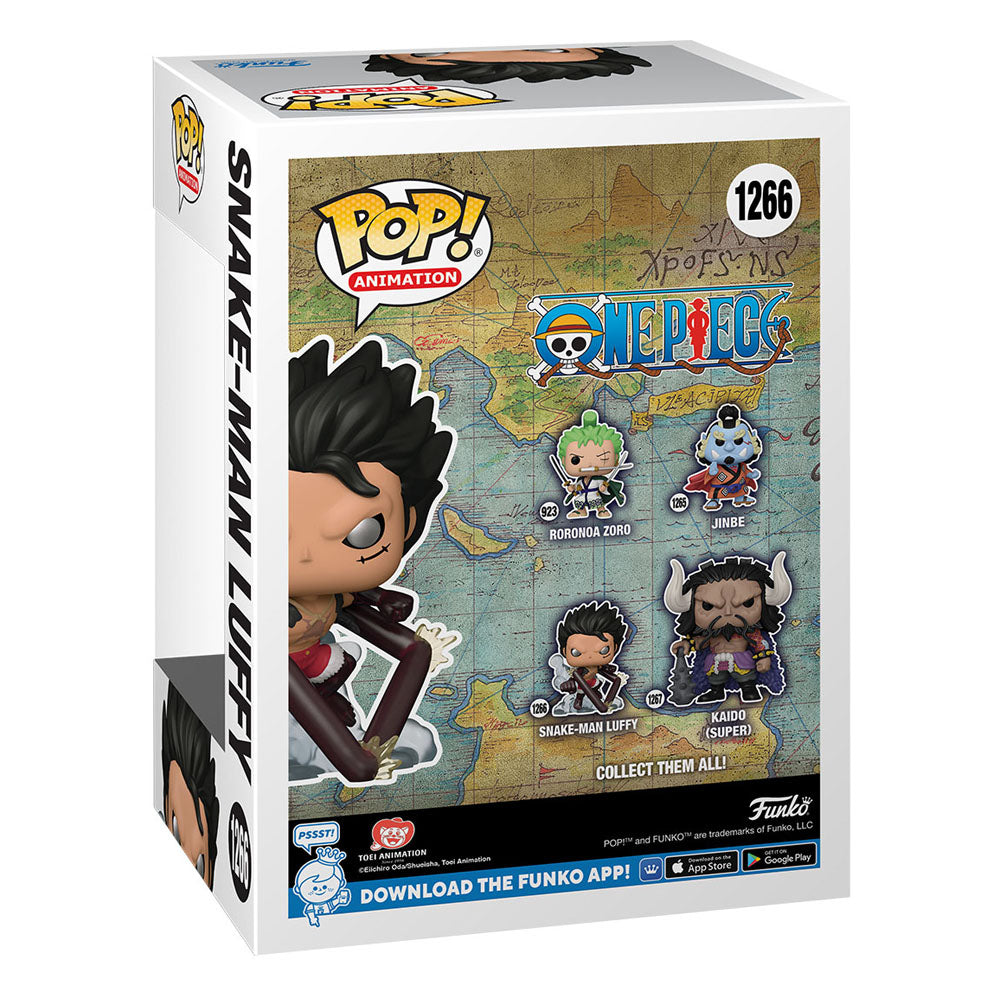 ONE PIECE POP! TELEVISION VINYL FIGURE SNAKE-MAN LUFFY 9 CM P037497