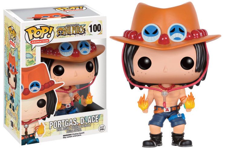 ONE PIECE POP! TELEVISION VINYL FIGURE PORTGAS D. ACE 9 CM P037545