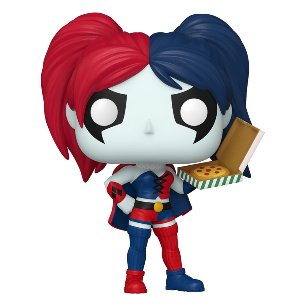 DC Comics: Harley Quinn Takeover POP! Heroes Vinyl Figure Harley with Pizza 9 cm P037587