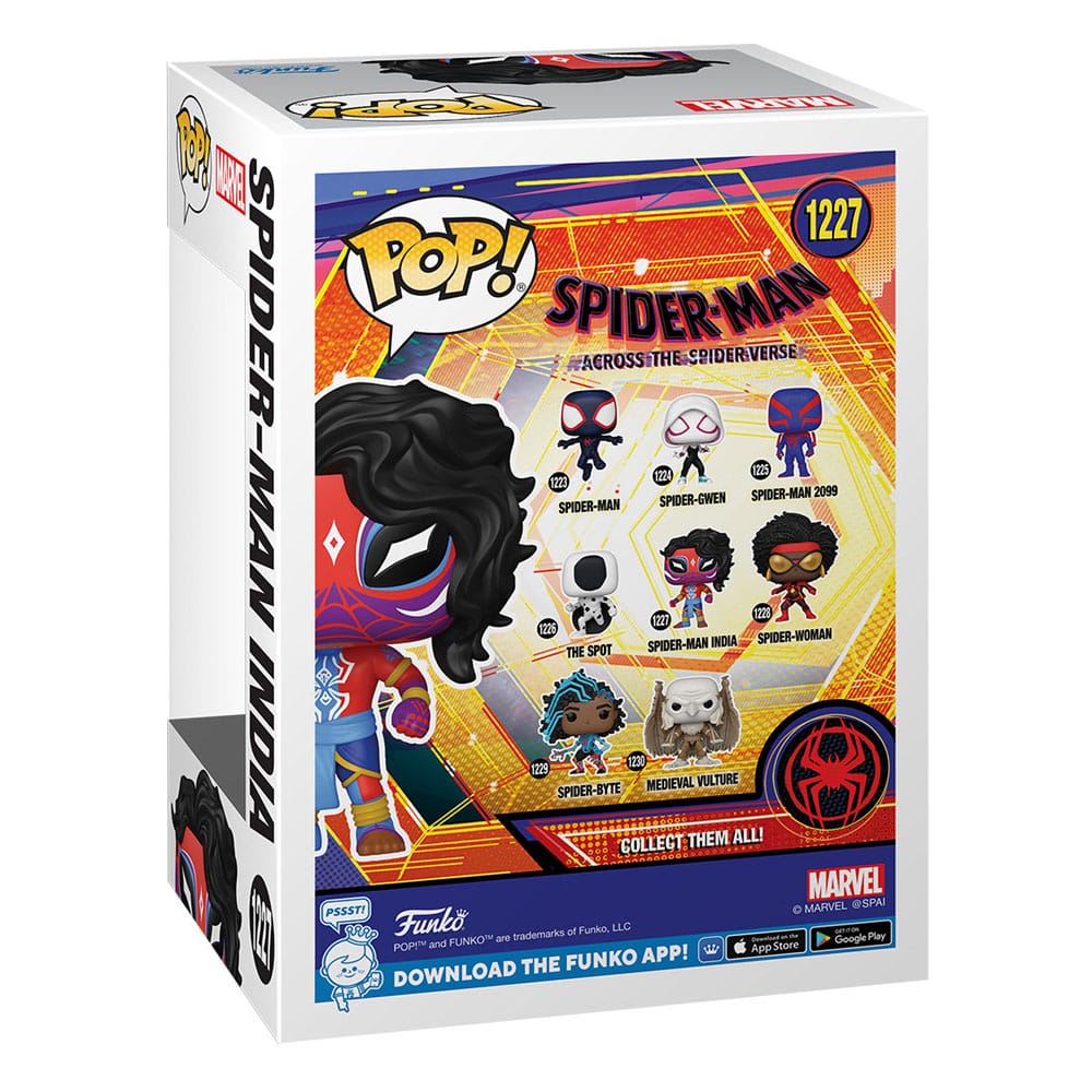 Spider-Man: Across the Spider-Verse POP! Movies Vinyl Figure Spider-Man India 9 cm P037605