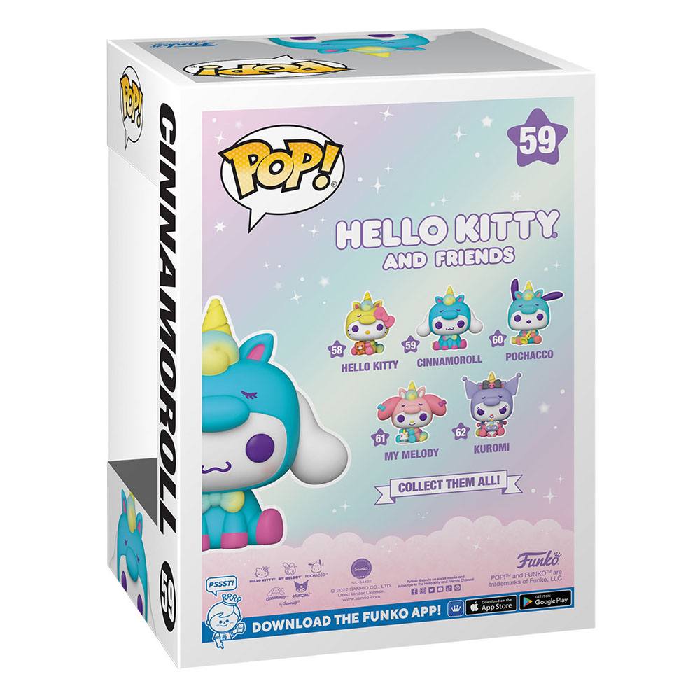 Hello Kitty and Friends POP! Sanrio Vinyl Figure Cinnamoroll 9 cm P037606