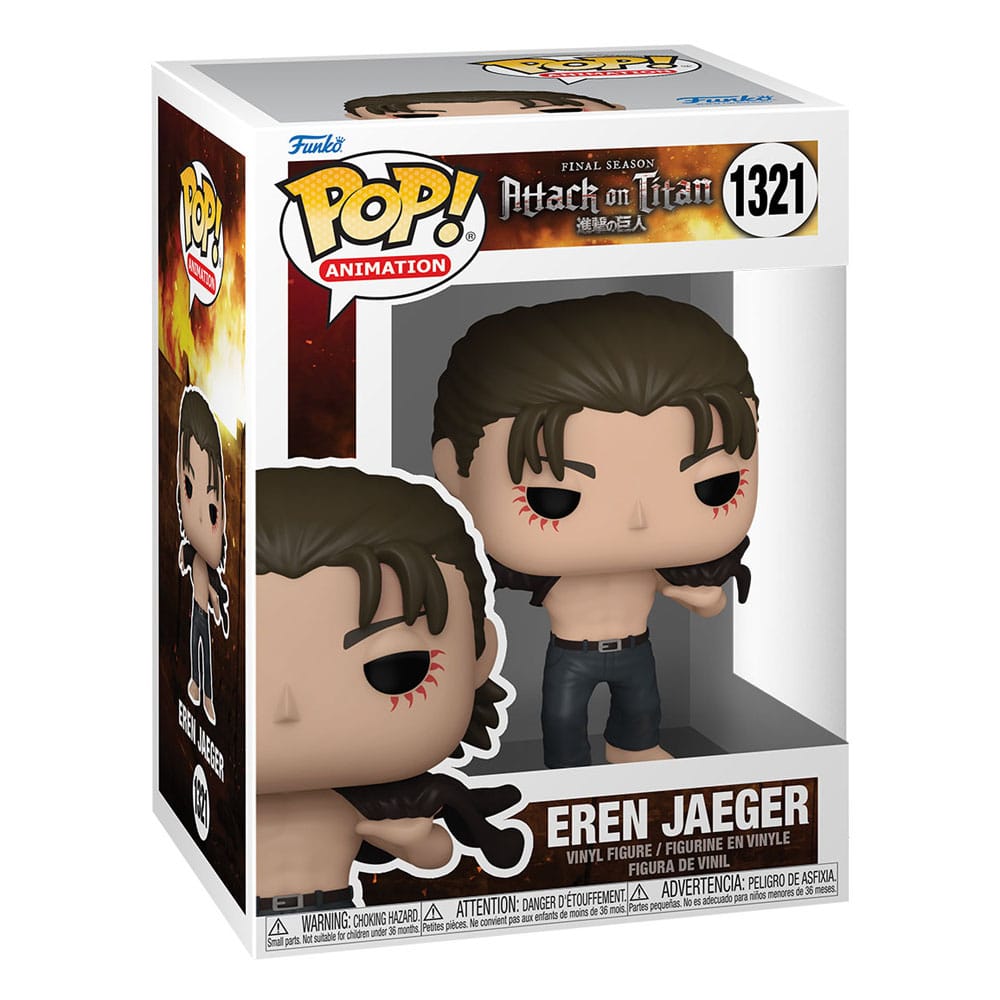 Attack on Titan POP! Animation Vinyl Figure Eren Jeager 9 cm P069257