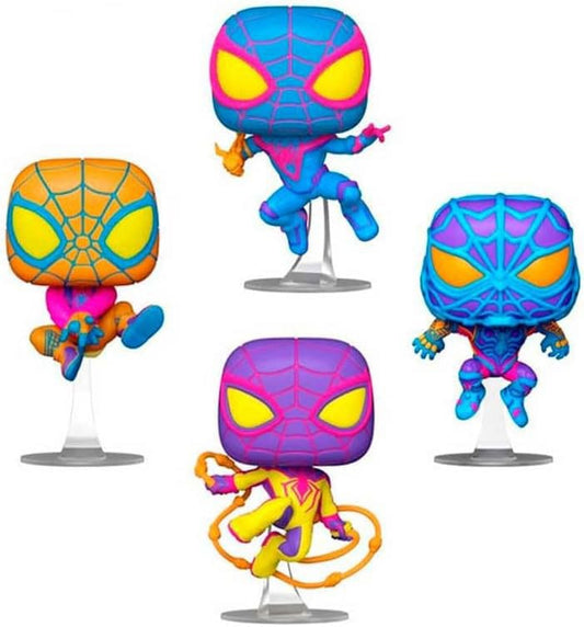 Marvel POP! TV Vinyl Figure 4-Pack Miles Morales (BLKLT) 9 cm P037699