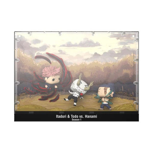 Jujutsu Kaisen POP Moments Vinyl Figures Itadori & Todo vs Hanami 9 cm P037710