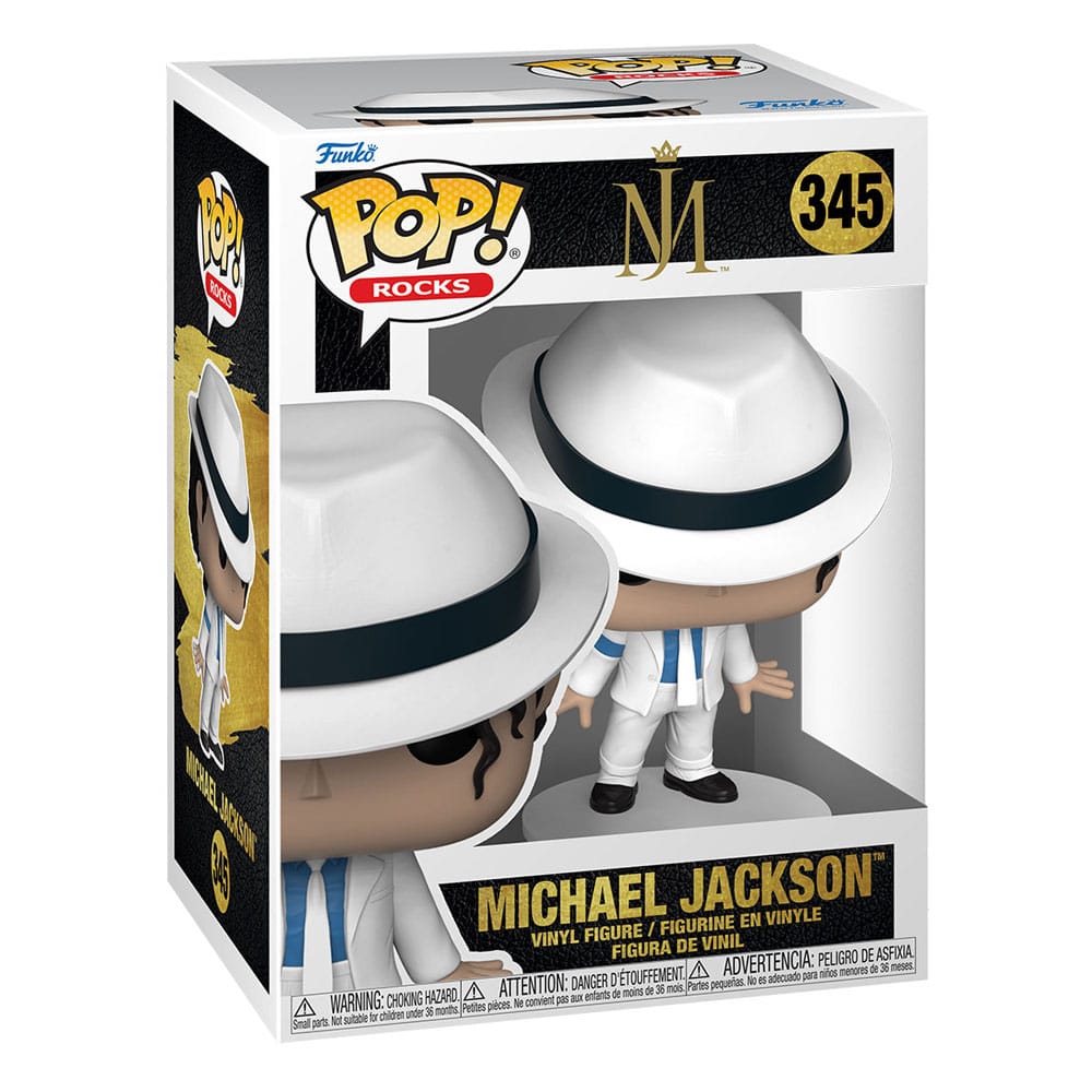 Funko Pop! Rocks: Michael Jackson - MJ - (lean) - Figura in Vinile da Collezione P037713