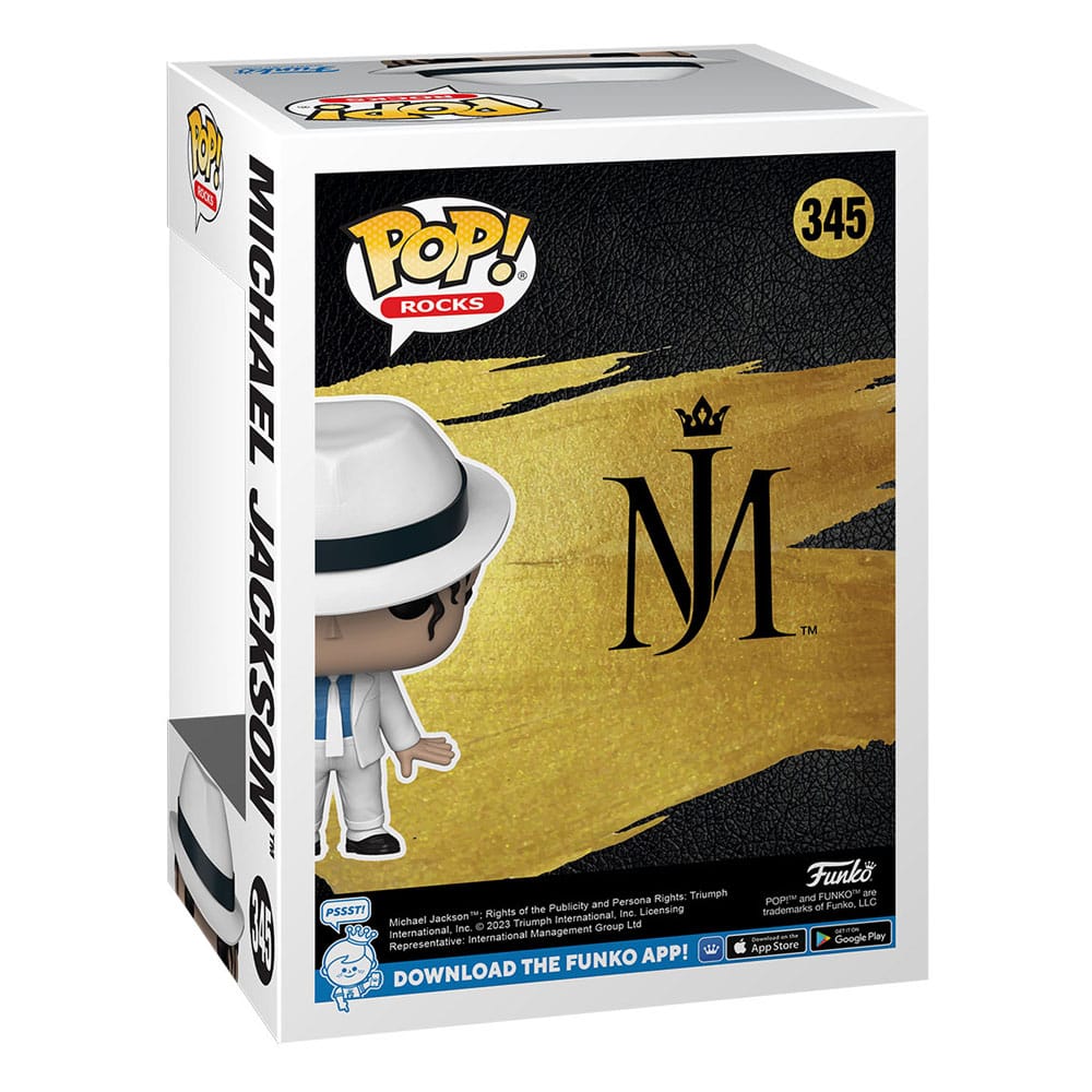 Funko Pop! Rocks: Michael Jackson - MJ - (lean) - Figura in Vinile da Collezione P037713
