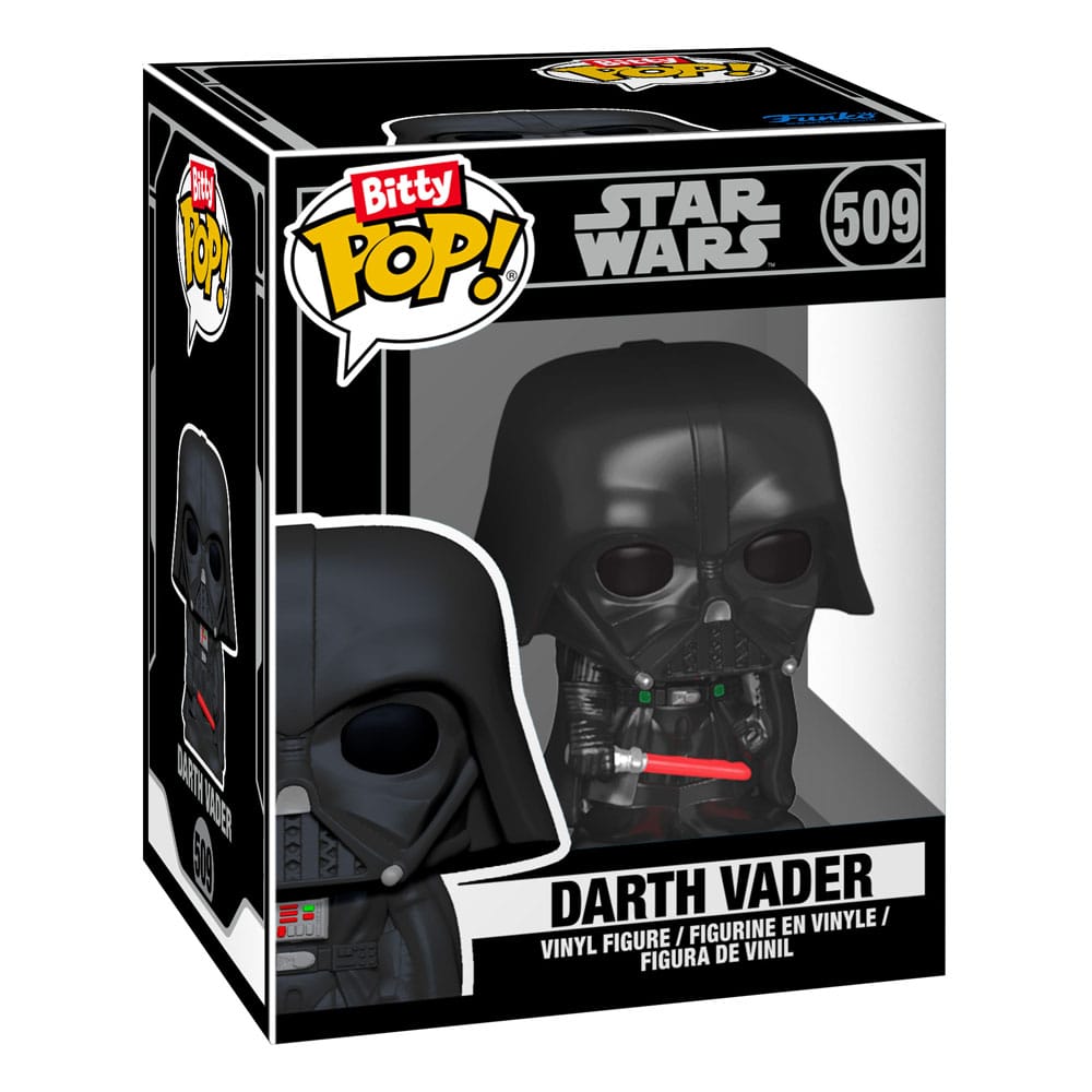 Funko Bitty Pop 4 Pack Star Wars Darth Vader- Stormtrooper- Tie Fighter Pilot