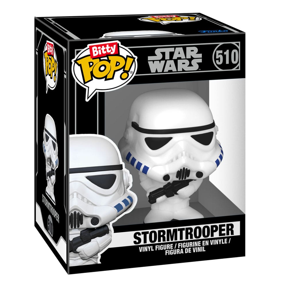 Funko Bitty Pop 4 Pack Star Wars Darth Vader- Stormtrooper- Tie Fighter Pilot