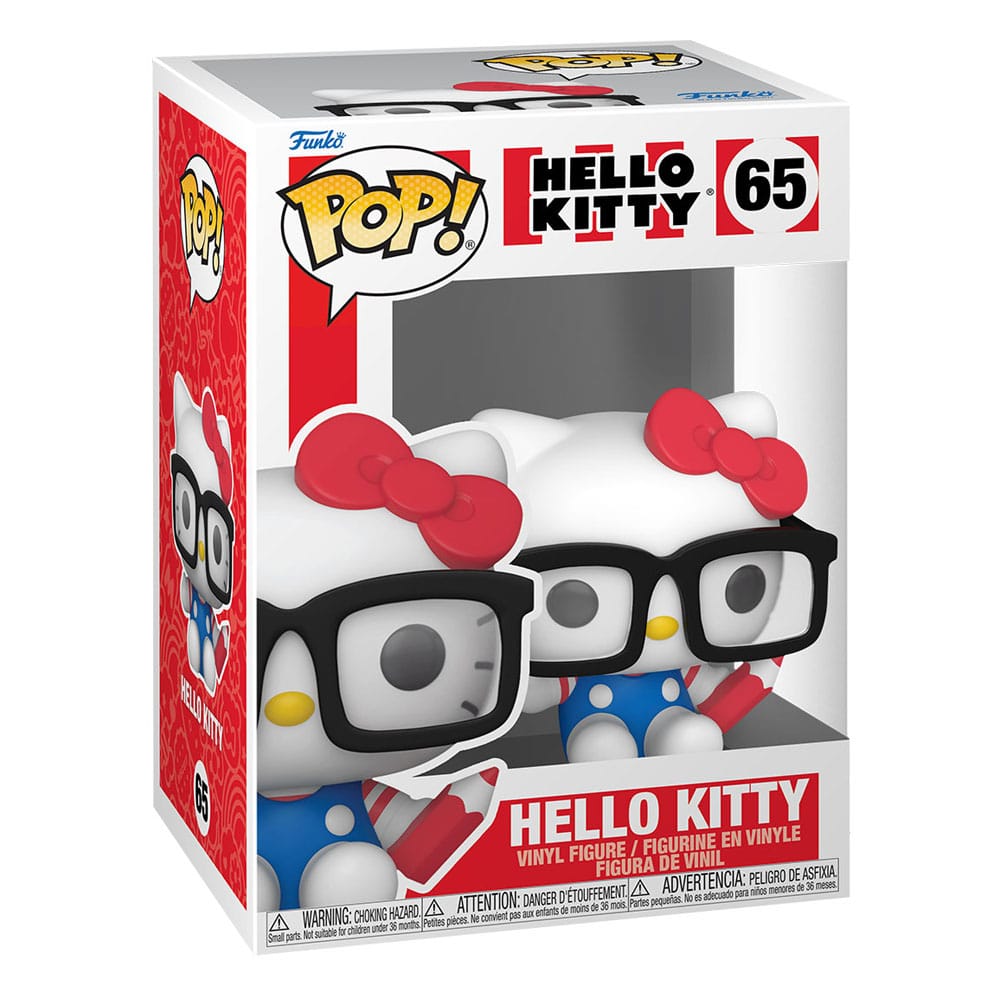 HELLO KITTY POP! SANRIO VINYL FIGURE HELLO KITTY NERD 9 CM