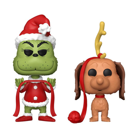 The Grinch(Anniversary) POP! Books Vinyl Figures 2-Pack Grinch w/ Max 9 cm P037862